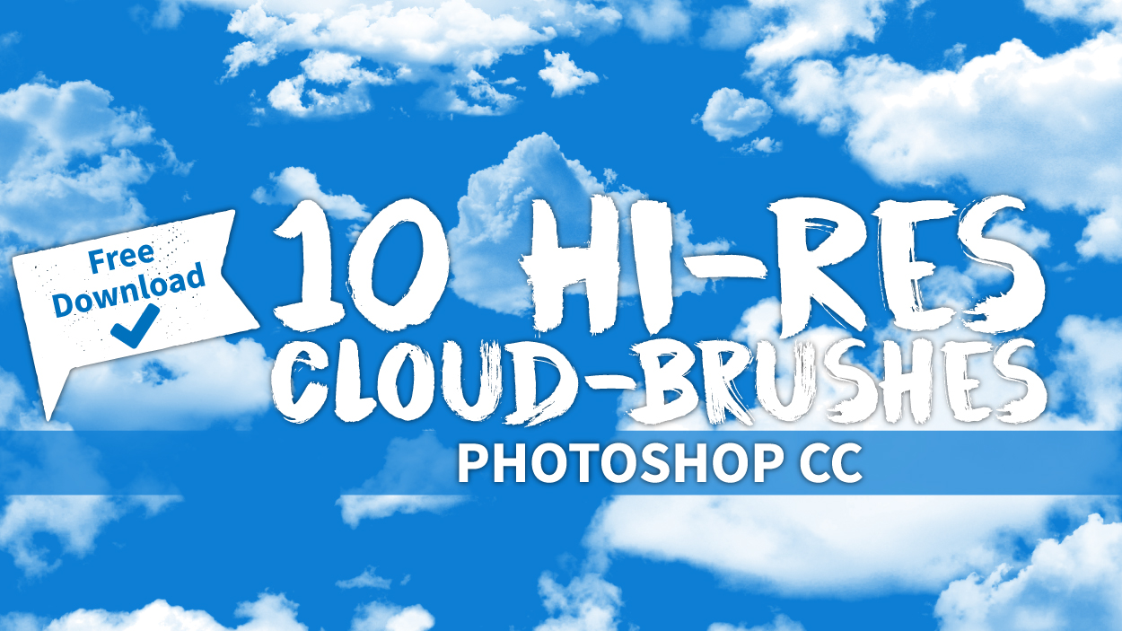 Ladet Euch jetzt die 10 kostenlosen Pinsel für Photoshop CC herunter - hochauflösend und sofort einsatzbereit.